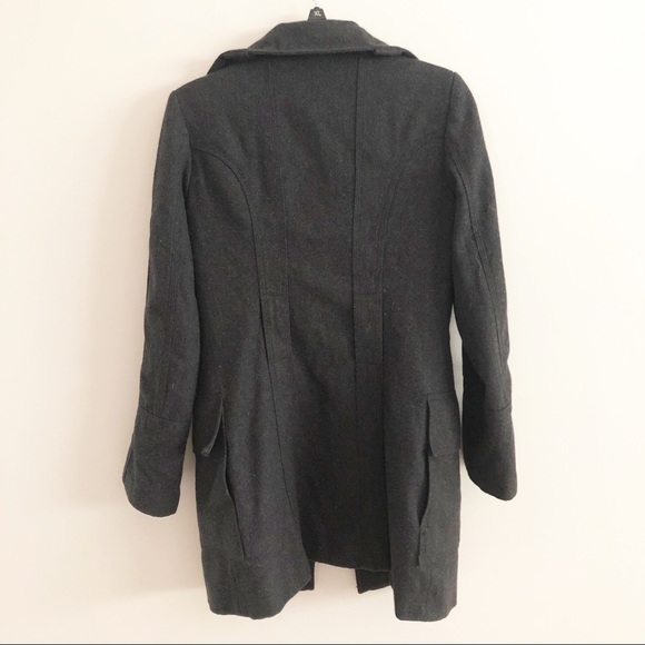 Zara Basic Wool Peacoat - Picture 4 of 5